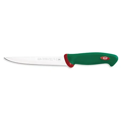 Imagen de Sanelli Línea Premana Professional,Cuchillo Filetear Flexible Cm.18,Acero Inoxidable,Verde y Rojo,