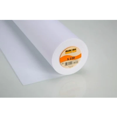 Imagen de Vilene S320 Entretela suave y flexible para planchar, color blanco, por metro