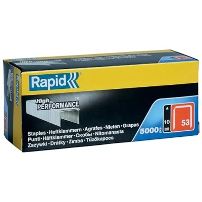 Imagen de Rapid Caja de Grapas para Textil N.º53 Alambre Fino Acero Galvanizado, 10 mm 5.000