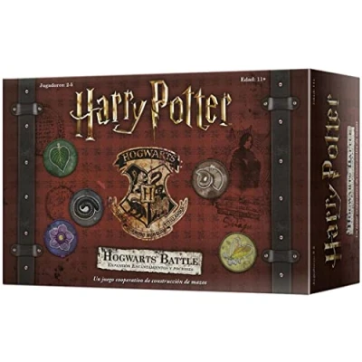 Imagen de USAopoly Harry Potter Hogwarts Battle Encantamiento Pociones, Juego de Mesa en Español, 2 o mas jugadores