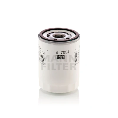 Imagen de MANN FILTER W 7034 Filtro de aceite M 22 X 1.5 6H con válvula bloqueo retorno enroscable FORD: Transit V363 Furgón