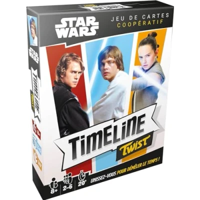 Imagen de Asmodee Timeline Twist Juegos de Mesa Juego Cartas cooperativo con imágenes Culto la Saga a Partir 8 años 2 6 Jugadores Versión Francesa