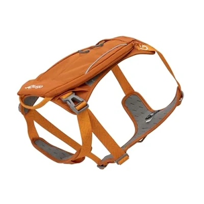 Imagen de Kurgo Cascade Arnés para Perros, Mochila de Senderismo Mascotas con Acampar un Perro Naranja, XL