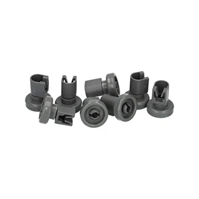 Imagen de LUTH Premium Profi Parts Juego de 8 x ruedas cesto superior para lavavajillas Compatible con AEG Electrolux 5028696700 502869670/0 435856 01012003