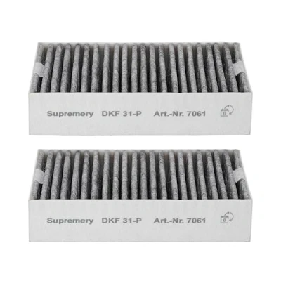 Imagen de Supremery 2 filtros de carbón activado compatibles con Miele DKF 31 P campanas extractoras filtro olores