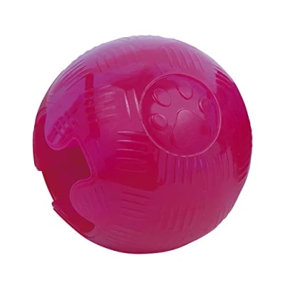 Imagen de Pelota TPR para Perros Gloria Tamaño 8.25 cm Material Resistente Flexible Cuida la Salud Dental de tu Perro Juguetes Pelotas Color Naranja