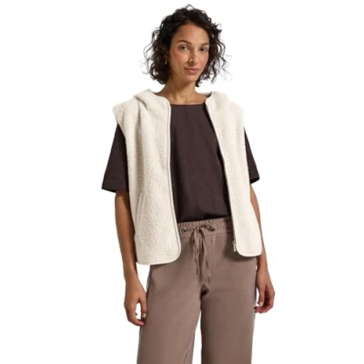 Imagen de Street One MIT Kapuze Chaleco, Mujer, Talla: 40, Beige
