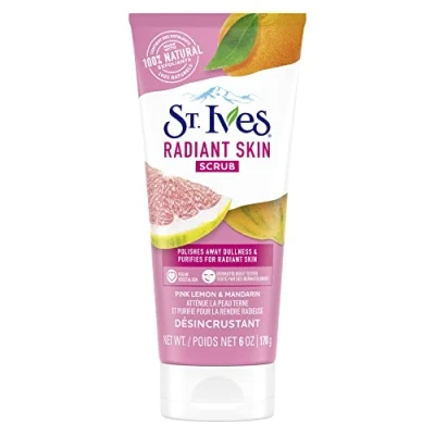 Imagen de St. Ives Even &amp; Bright Pink Lemon Mandaran Orange Scrub, 150 ML
