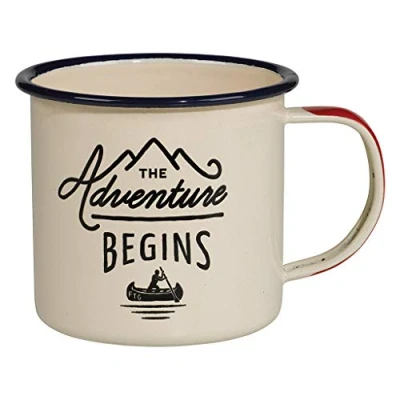 Imagen de Gentlemen&#039;s Hardware Taza, Acero, Blanco, 0.5 x 10.5 7.5 cm