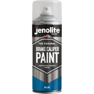 Imagen de JENOLITE Pintura para pinza de freno AZUL Restaurar y transformar pinzas automóviles 400ml RAL 5017