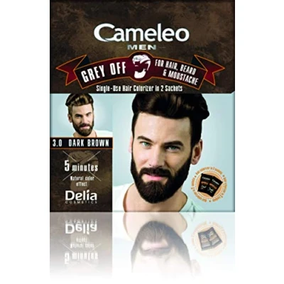 Imagen de DELIA CAMELEO MEN GREY OFF 3.0 DARK BROWN FARBA/W