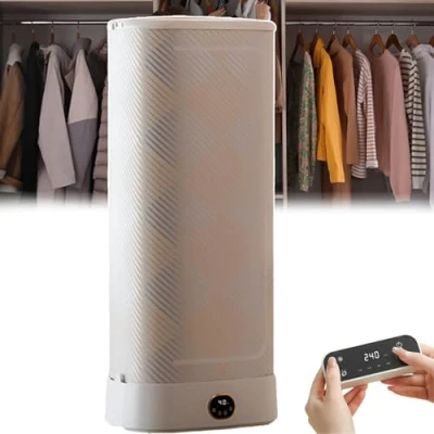 Imagen de forplubossmmp Secadora De Ropa Automática/Planchadora Eléctrica/con Temporizador 240 Minutos Y Temperatura Constante 360 / Armario Secado Plegable para Eliminación Arrugas