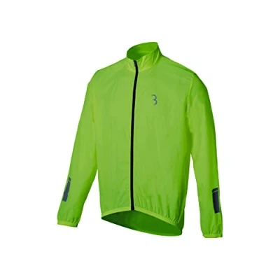 Imagen de BBB Chaqueta de Ciclismo Baseshield Chubasquero, Hombre, Amarillo neón, L