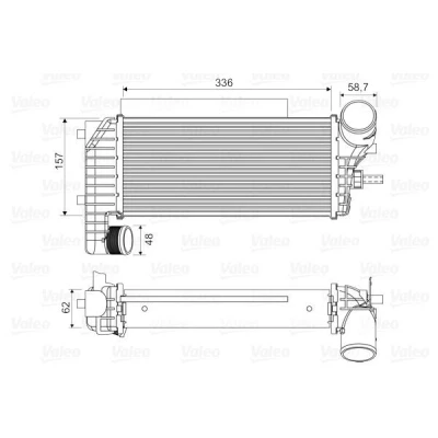 Imagen de VALEO 818604 Intercooler sin válvula EGR FORD: FOCUS 3 Turnier,