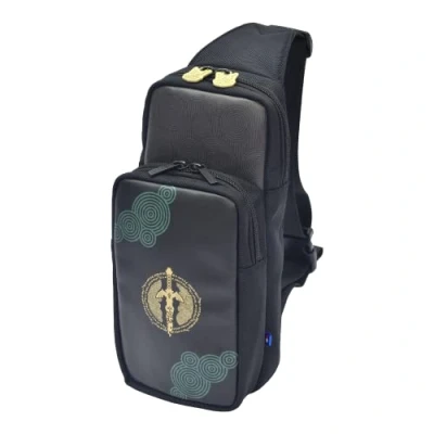Imagen de Mochila Hori Bandolera Adventure Pack Zelda Nueva Edición Tears of the Kingdom, Para Nintendo Switch , Modelo OLED y Lite, Negro