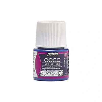 Imagen de Pébéo Pintura acrílica multisoporte Color Opaco Acabado Mate Azul Marino 45ml