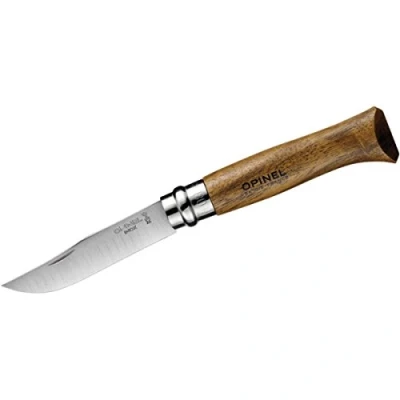 Imagen de Opinel O002022 Cuchillo, Unisex Adulto, Madera de Nogal marrón, N8