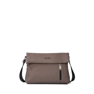 Imagen de Bandolera Antirrobo Pequeña KCB Strong Diseño Compacto y Resistente Seguro Ideal para Uso Diario Asas Ajustables 100% Vegano Color Taupe