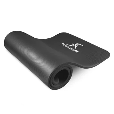 Imagen de ProsourceFit ps 2004 mat black ffp Esterilla Extra Gruesa para Yoga y Pilates de 1,27 cm, Unisex Adulto, Black, 1/2&quot;