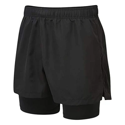 Imagen de Dare2b Recreate Pantalón Corto De Deporte con Detalle Reflectante Y Interior Ligero Secado Rápido Shorts, Hombre, Black, XS