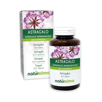 Imagen de Astrágalo (Astragalus membranaceus) raíces Naturalma 150 g 300 comprimidos Complemento alimenticio Natural y Vegano