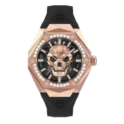 Imagen de Philipp Plein Reloj Analógico para Hombre de Cuarzo con Correa en Silicona PWPWA0424