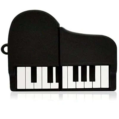 Imagen de Ulticool Piano 16 GB Memoria Almacenamiento de Datos USB Flash Pen Drive Memory Stick Negro y Blanco