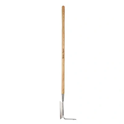 Imagen de Kent &amp; Stowe Extractor de Malas Hierbas Desbrozadora con rascador y Cuchilla Acero Inoxidable, rascadora Mango Madera, tamaño: 157 cm