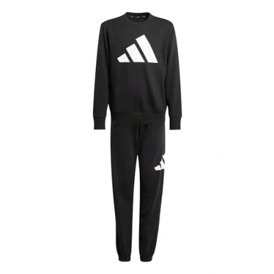 Imagen de adidas Performance Junior Essentials BIG LOGO Unisex SET Sudadera para niños, Talla: 9 10a, Black/white