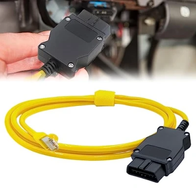 Imagen de Nizirioo ENET Cable Obd2, OBD ENET, Adaptador de Ethernet, extensión V50.3, Obd2 ICOM Coding Serie F para BMW