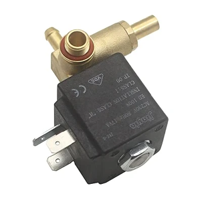 Imagen de JIAYIN JYZ 5 2/3 Vías CA 230V 50Hz G1/20.3 cm 17VA 6 bar Válvula solenoide electromagnética normalmente cerrada N/C para generador de flujo gas