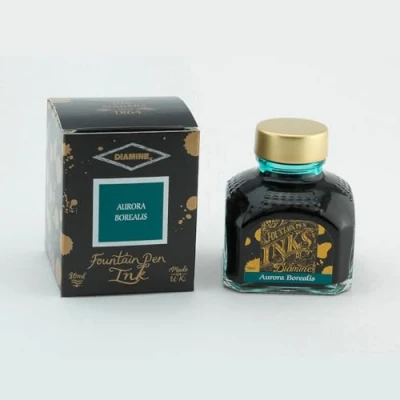 Imagen de Diamine Tinta para pluma estilográfica de 80 ml Aurora Borealis