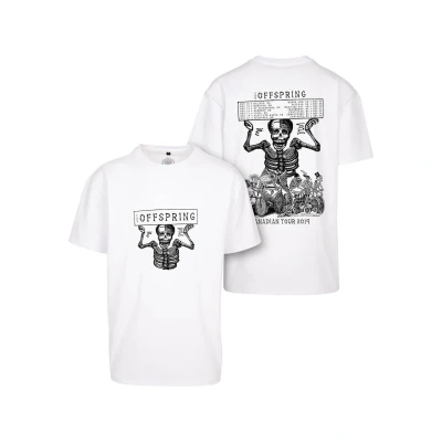 Imagen de Merchcode Offspring Canadian TOUR TEE Camiseta estampada, Hombre, Talla: XS, White