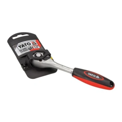 Imagen de YATO YT 0322 Chicharra reversible 72 6,3 (1/4&quot;) 148 Acero cromo vanadio