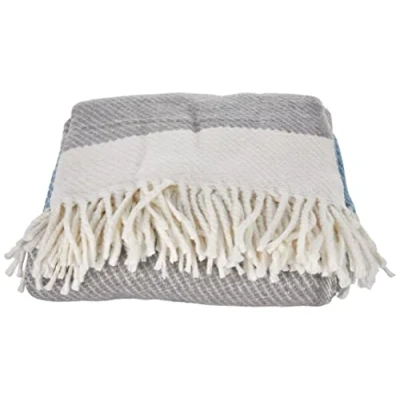 Imagen de VIALMAN Colcha Plaid Nepal (Azul)