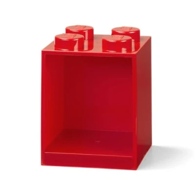 Imagen de Room Copenhagen Estantería de Bloques Lego 4 Elementos, Rojo, roja, ladrillo (41141730)