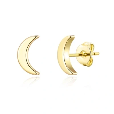 Imagen de Aretes de luna chapados en oro