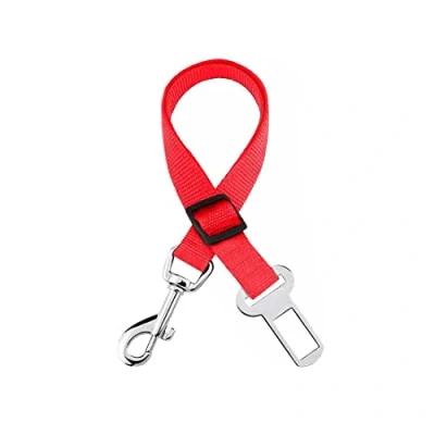 Imagen de Cinturón de Seguridad Coche para Perro Pack 1 Unidades, Anclaje Universal, Ajustable Arnés y Collar Mascotas, Enganche Fácil, Gatos, Perros, Cualquier Mascota