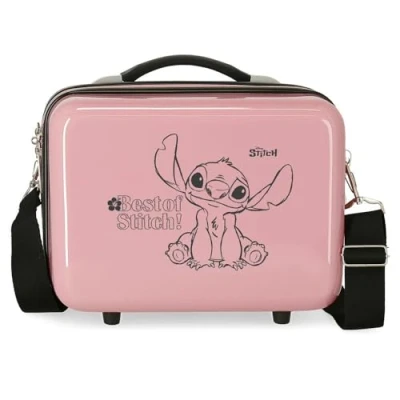 Imagen de Disney Best of Stitch Nececer Adaptable Rosa 29x21x15 cms Rígido ABS 9,14L 0,8 kgs