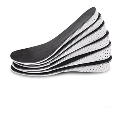 Imagen de NC 1 par de plantillas para aumentar la altura, cojín aire, zapatos más grandes, plantilla invisible, inserto silicona en el talón mujeres
