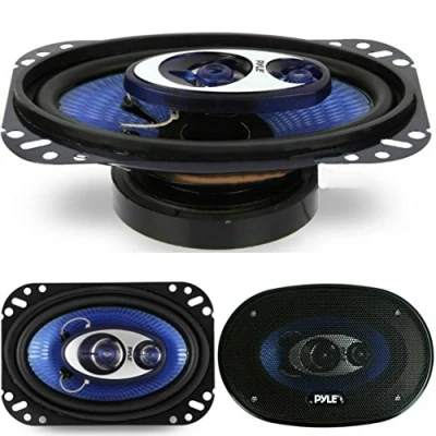 Imagen de Pareja DE Altavoces O DIFUSORES OVALADOS 4&quot; X 6&quot; 10 CM 15 PYLE PL463BL Azul 240 Watt RMS 480 MAX A. 3 Calles TRIASSIALI por Puertas Portero ES TAQUILLAS Coche