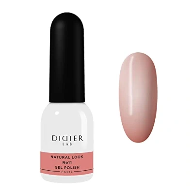 Imagen de Didier Lab Esmalte semipermanente de gel Natural Look No11 Productos profesionales para manicura y pedicura Semi Transparente Jelly Efecto Adecuado principiantes UV