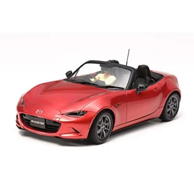 Imagen de Tamiya 300024342 vehículo Mazda MX 5 24342 1:24, réplica Fiel, Kit de construcción plástico, Manualidades, maqueta, Montaje, sin barnizar, Color Negro (TAM24342)