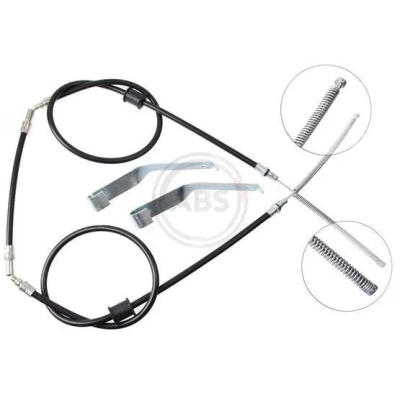 Imagen de A.B.S. K10895 Cable de Freno Mano 2730 Tambor para dirección izquierda/derecha FORD: Transit Mk4 Bus, Furgón