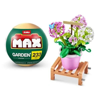 Imagen de MAX Premium Garden Pot Plants Building Bricks Collection (up to 233 Pieces, 6 Collect). (Hydrangea Macrophylla, 1 Capsule)