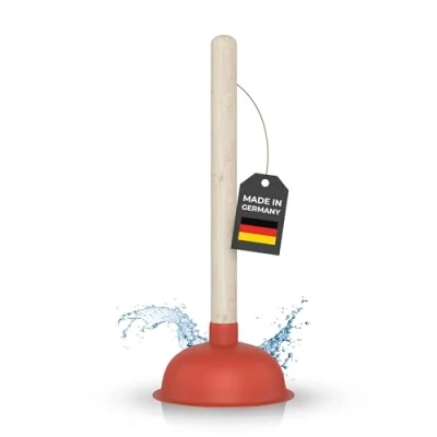 Imagen de Klangfeiler® Desatascador tuberias 140mm fregadero Para ducha, wc, cocina, cañerias &amp; desagues