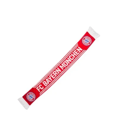 Imagen de FC Bayern München Bufanda de estadio Hogar Rojo y Blanco, rojo/blanco, Talla única