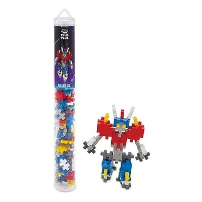 Imagen de PLUS Tubo de 100 Piezas Robot Mechabot Juego construcción PP4270 4270