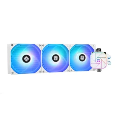 Imagen de Enfriador de CPU líquida Thermalright AQUA ELITE 360 White V3,3 ventiladores PWM ARGB con rodamientos S FDB,bomba controlada eficiente,para AMD/AM4/AM5,Intel LGA1150/1151/1200/2011/1700