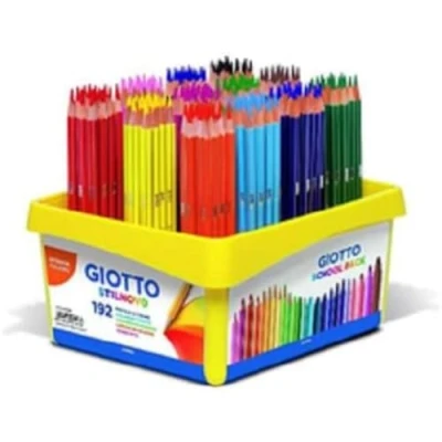 Imagen de Lapices de colores giotto stilnovo school pack 192 unidades 12 x 16